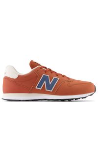 Buty New Balance GM500FO2 - brązowe. Kolor: brązowy. Materiał: materiał, tworzywo sztuczne. Szerokość cholewki: normalna #1