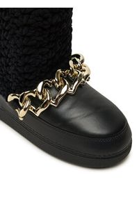 Love Moschino - LOVE MOSCHINO Śniegowce JA24322G0LISI000 Czarny. Kolor: czarny. Materiał: materiał #6