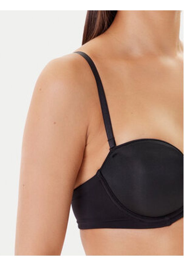 BOSS Biustonosz bardotka 50535806 Czarny. Kolor: czarny. Materiał: syntetyk