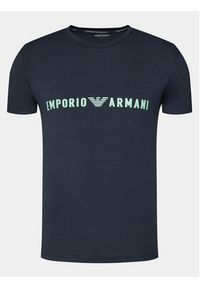 Emporio Armani Underwear T-Shirt 111035 4R516 00135 Granatowy Regular Fit. Kolor: niebieski. Materiał: bawełna #4