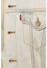 Levi's® - Levi's - Kurtka jeansowa. Okazja: na spotkanie biznesowe. Kolor: niebieski. Materiał: jeans. Styl: biznesowy #4