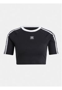 Adidas - adidas T-Shirt 3-Stripes Baby IU2532 Czarny Slim Fit. Kolor: czarny. Materiał: bawełna #6