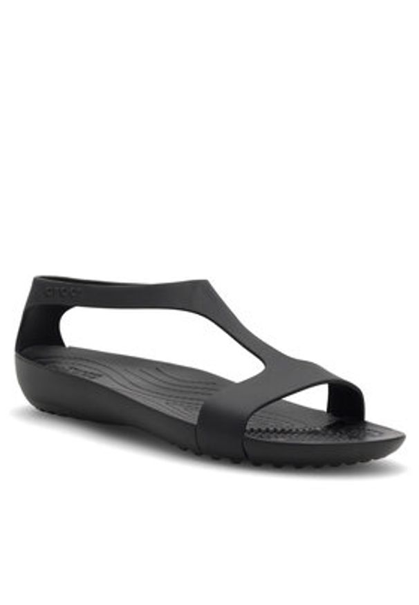 Crocs Sandały SERENA SANDAL 205469-060_ Czarny. Kolor: czarny