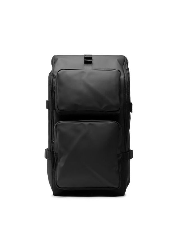 Rains Plecak Trail Cargo Backpack W3 14330 Czarny. Kolor: czarny. Materiał: materiał