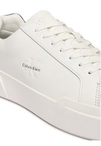 Calvin Klein Sneakersy Chunky Cupsole Laceup Lth YM0YM01344 Biały. Kolor: biały. Materiał: skóra #2