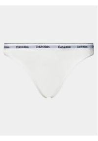 Calvin Klein Underwear Stringi 000QD5043E Biały. Kolor: biały. Materiał: bawełna