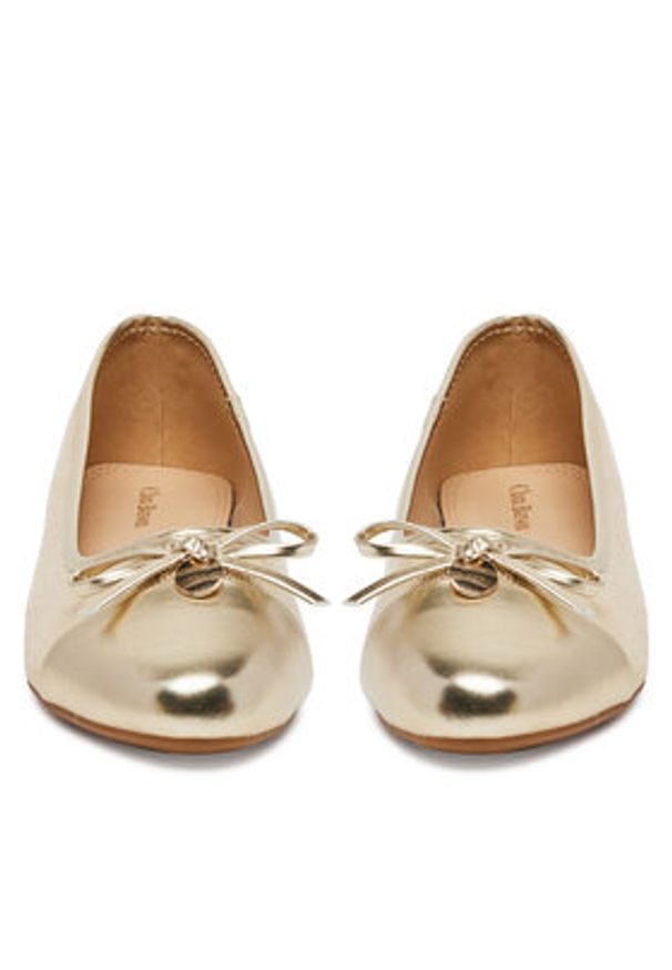 Clara Barson Baleriny WYL3652-3 Złoty. Kolor: złoty. Materiał: syntetyk, materiał