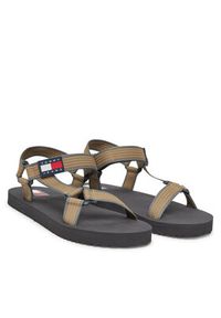 Tommy Jeans Sandały Tjm Casual Sandal EM0EM01563 Brązowy. Okazja: na co dzień. Kolor: brązowy. Materiał: materiał. Styl: casual #5