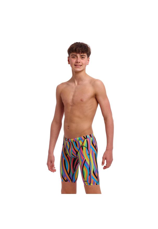 Spodenki FUNKY TRUNKS Curl Curl - jammery chłopięce 128-140cm/8/UK24. Kolor: wielokolorowy