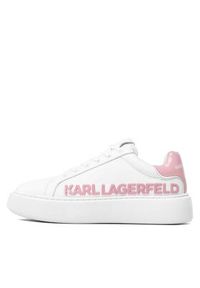 Karl Lagerfeld - KARL LAGERFELD Sneakersy KL62210 Biały. Kolor: biały. Materiał: skóra #4