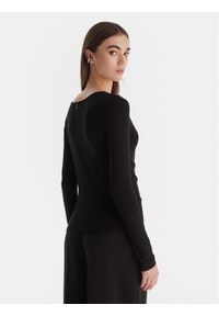 Patrizia Pepe Bluzka 2M4479/J337-K103 Czarny Regular Fit. Kolor: czarny. Materiał: wiskoza