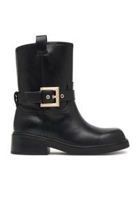 Armani Exchange Botki XW001654 AF17476 UC001 Czarny. Kolor: czarny. Materiał: skóra #1