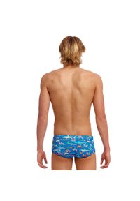 FUNKITA - Kąpielówki męskie spodenki na basen plażę Funky Trunks Fin Swimming. Kolor: niebieski