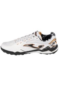Buty piłkarskie turfy unisex Joma FS Reactive skórzane treningowe na orlik. Zapięcie: sznurówki. Kolor: biały. Materiał: skóra, syntetyk, materiał. Szerokość cholewki: normalna. Sport: piłka nożna