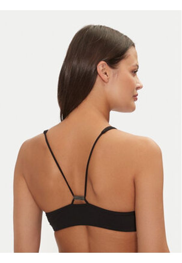Calvin Klein Swimwear Góra od bikini KW0KW02736 Czarny. Kolor: czarny. Materiał: syntetyk