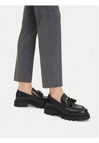 Badura Loafersy EO-AUBRE-01 Czarny. Kolor: czarny. Materiał: skóra
