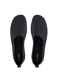 Calvin Klein Espadryle All Over CK HW0HW02933 Czarny. Kolor: czarny. Materiał: materiał #6