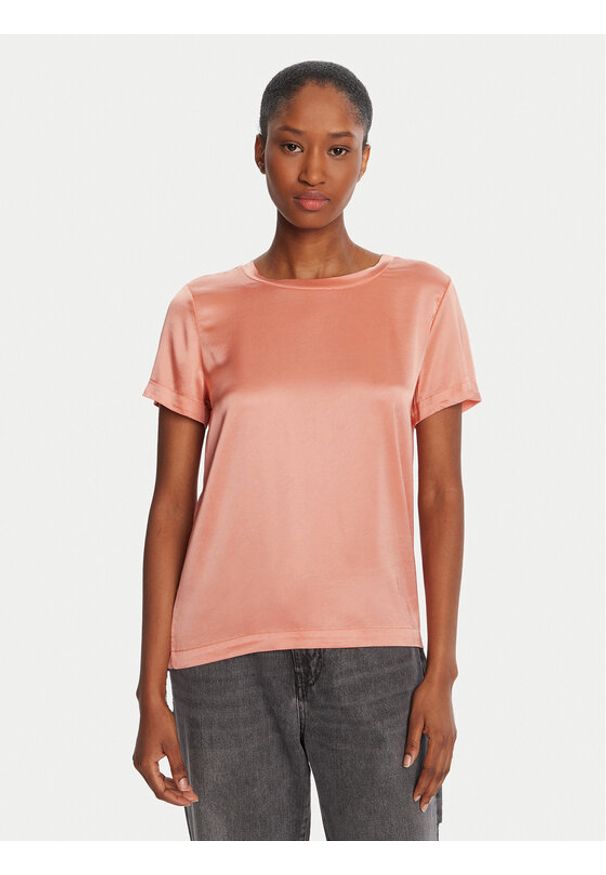 ViCOLO T-Shirt TB0040 Pomarańczowy Regular Fit. Kolor: pomarańczowy. Materiał: syntetyk