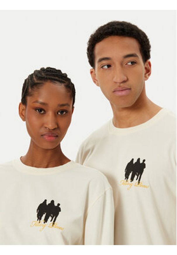 Filling Pieces Longsleeve Unisex United by Generations 8049987 Écru Regular Fit. Materiał: bawełna. Długość rękawa: długi rękaw