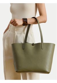 Lauren Ralph Lauren - LAUREN RALPH LAUREN Torebka 431795329082 Zielony. Kolor: zielony. Materiał: skórzane #6