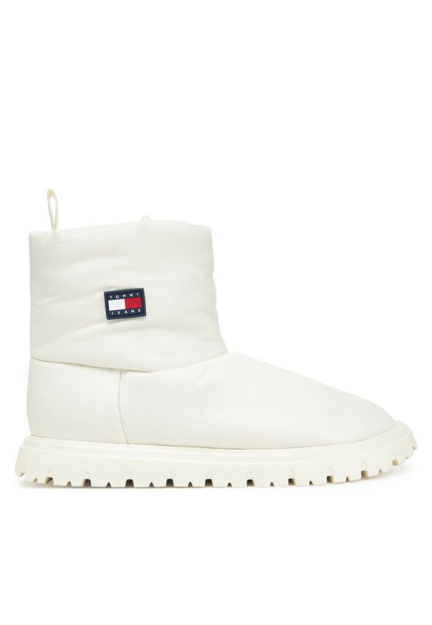 Tommy Jeans Śniegowce Tjw Snow Boot EN0EN02823 Biały. Kolor: biały. Materiał: materiał