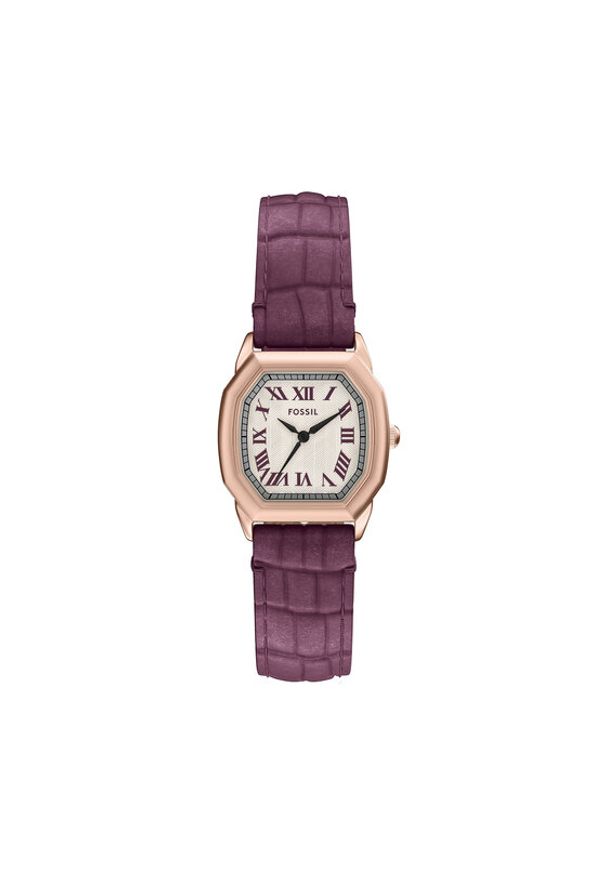 Fossil Zegarek Harlow ES5428 Fioletowy. Kolor: fioletowy