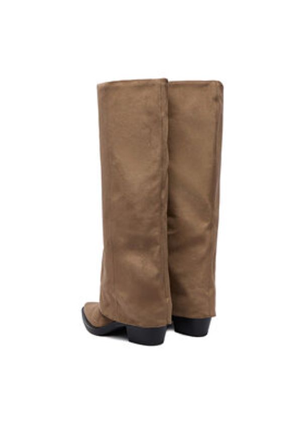 DeeZee Kozaki 23689-22 Brązowy. Kolor: brązowy. Materiał: materiał