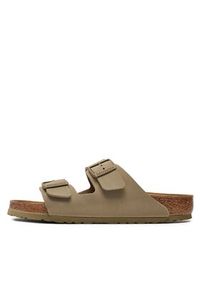 Birkenstock Klapki Arizona Birko-Flor 1027704 Khaki. Kolor: brązowy. Materiał: skóra #5