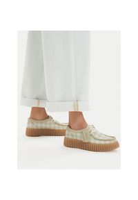 Półbuty Clarks. Kolor: zielony #1