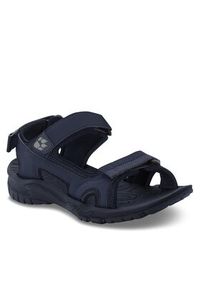 Jack Wolfskin Sandały Lakewood Cruise Sandal 4019011 Granatowy. Kolor: niebieski. Materiał: skóra