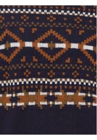 Blend Sweter 20715871 Granatowy Regular Fit. Kolor: niebieski. Materiał: syntetyk