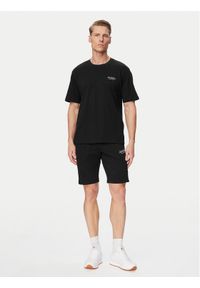 Jack & Jones Komplet t-shirt i spodenki Archive 12297642 Czarny Relaxed Fit. Kolor: czarny. Materiał: bawełna #1