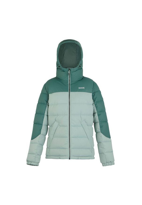 Regatta - Pikowana Kurtka Damska Aldthorn. Kolor: zielony. Sport: turystyka piesza