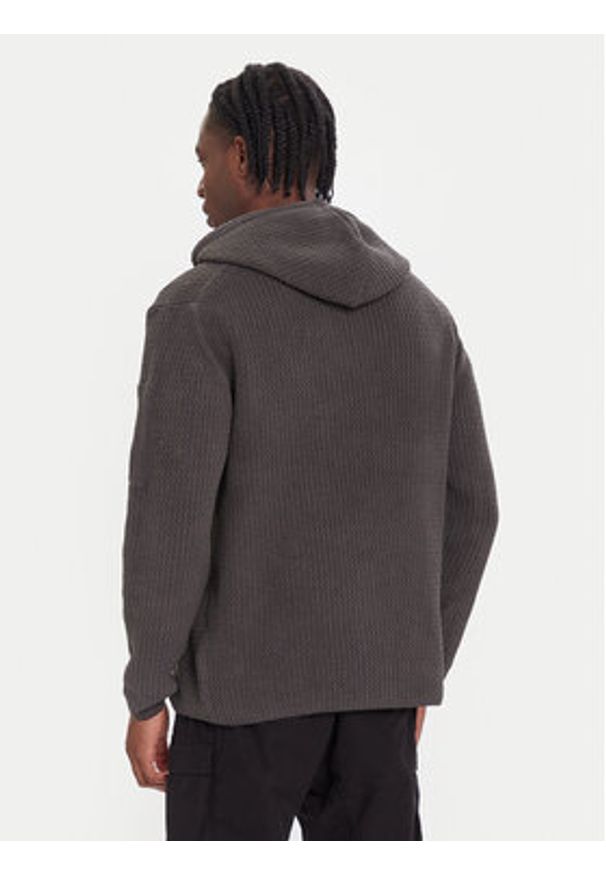 C.P. Company Sweter 19CMKN018A005558G Szary Relaxed Fit. Kolor: szary. Materiał: bawełna