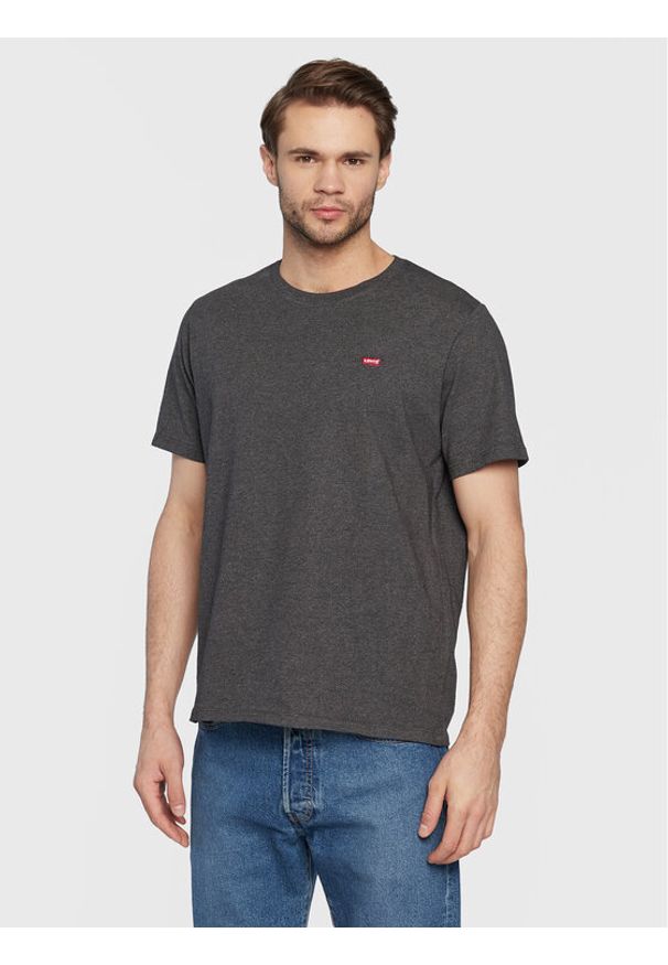 Levi's® T-Shirt Original Housemark 56605-0149 Szary Regular Fit. Kolor: szary. Materiał: bawełna