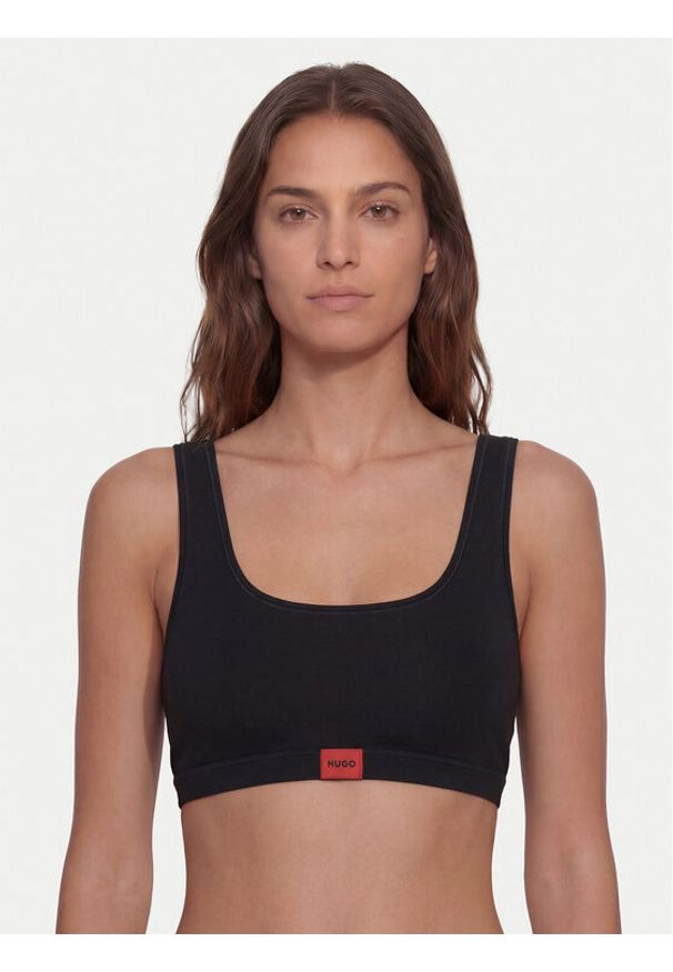 Hugo - HUGO Biustonosz top Signature 50566598 Czarny. Kolor: czarny