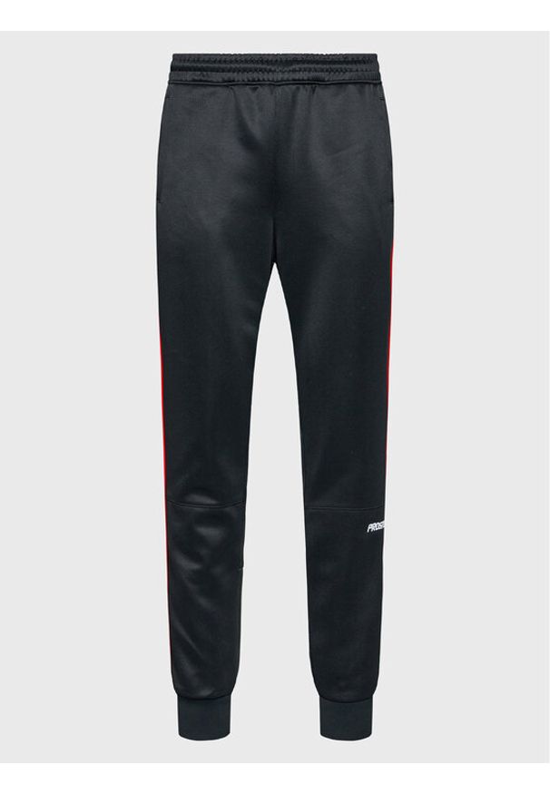Prosto - PROSTO. Spodnie dresowe KLASYK Nikko 1101 Czarny Regular Fit. Kolor: czarny. Materiał: syntetyk