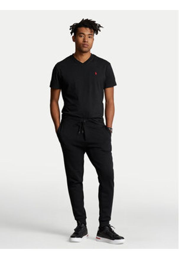 Polo Ralph Lauren T-Shirt 710708261 Czarny Classic Fit. Typ kołnierza: polo. Kolor: czarny. Materiał: bawełna