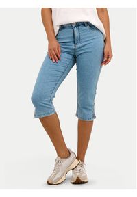 Kaffe Szorty jeansowe Vicky 10505521 Niebieski Slim Fit. Kolor: niebieski. Materiał: bawełna #5