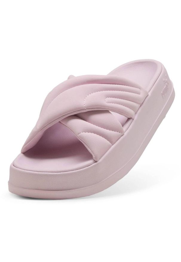 Plaskanie Puma Leadcat Platform, Kobiety. Kolor: różowy. Materiał: materiał, syntetyk. Obcas: na platformie