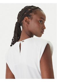 Fracomina Sukienka koktajlowa FS26SD2008W62601 Biały Slim Fit. Kolor: biały. Materiał: syntetyk. Styl: wizytowy #5