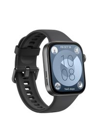 HUAWEI - Smartwatch Huawei Watch Fit 3 Czarny. Rodzaj zegarka: smartwatch. Kolor: czarny. Styl: elegancki, wakacyjny, sportowy #3