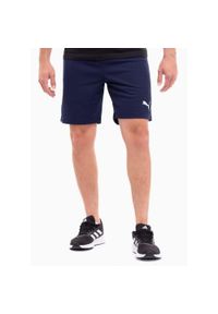 Spodenki piłkarskie męskie Puma teamRISE Short. Kolor: niebieski, wielokolorowy, biały. Materiał: poliester. Sport: piłka nożna