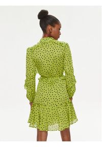Pinko Sukienka codzienna Piccadilly 101493 A155 Zielony Regular Fit. Okazja: na co dzień. Kolor: zielony. Materiał: wiskoza. Typ sukienki: proste. Styl: casual #4