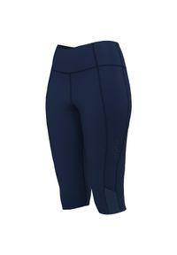 Spodenki damskie Jako Capri Power. Kolor: niebieski. Sport: piłka nożna, fitness #1