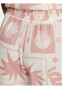 Banana Moon Szorty materiałowe William Floreal MHW03 Różowy Loose Fit. Kolor: różowy. Materiał: wiskoza #3