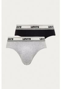 Levi's® - Levi's Slipy (2-pack) męskie kolor szary 37149.0553-greymelang. Kolor: szary #1