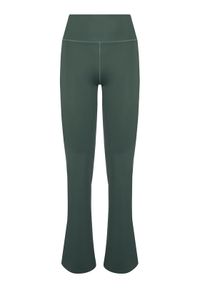 GIRLFRIEND COLLECTIVE - Girlfriend Collective Legginsy Compressive 4038 Zielony Flare Fit. Kolor: zielony. Materiał: syntetyk