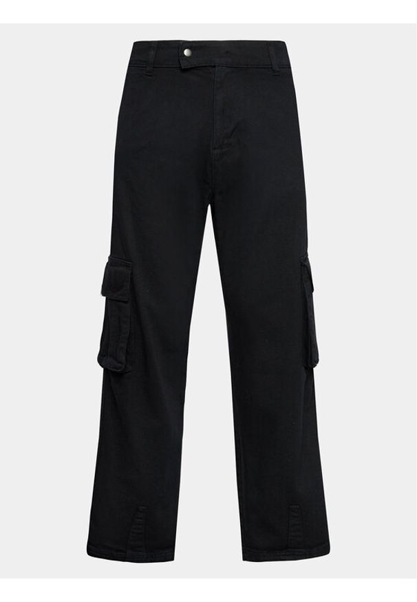 Night Addict Spodnie materiałowe MTR-NAARLO Czarny Regular Fit. Kolor: czarny. Materiał: bawełna