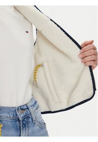 Tommy Jeans Bezrękawnik Tjw Reversible Teddy Vest DW0DW20233 Błękitny Regular Fit. Kolor: niebieski. Materiał: syntetyk. Długość rękawa: bez rękawów